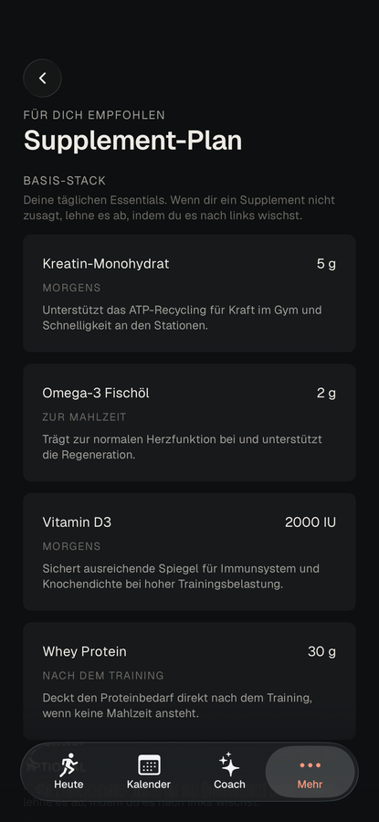 Supplements