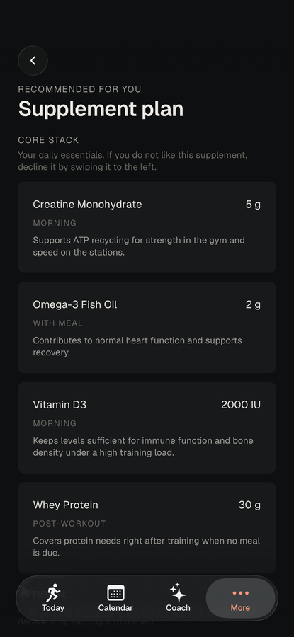 Supplements
