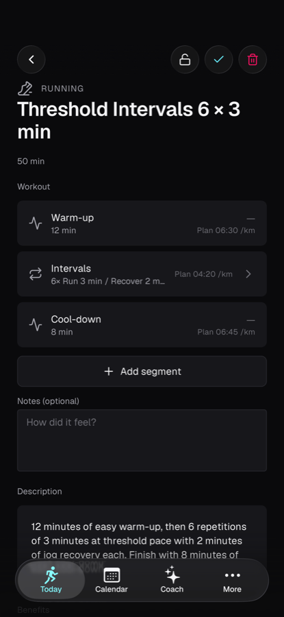 Interval session