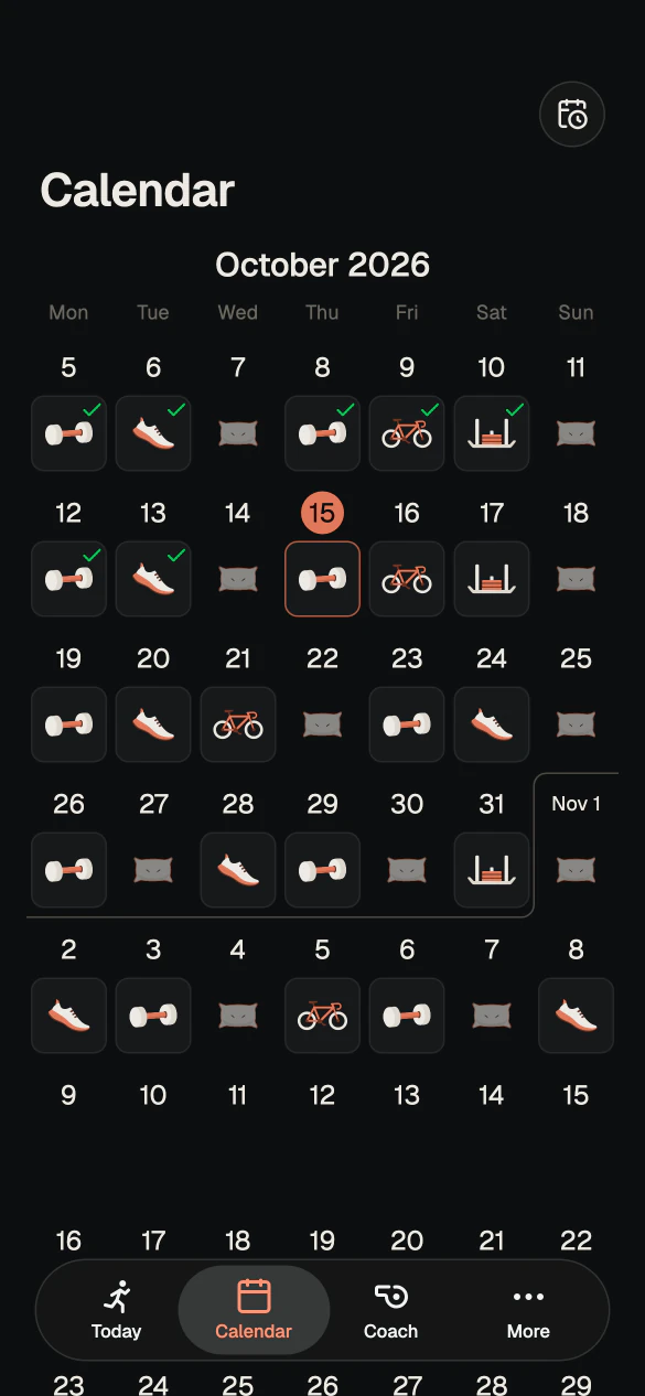 Screen of the Tahto app