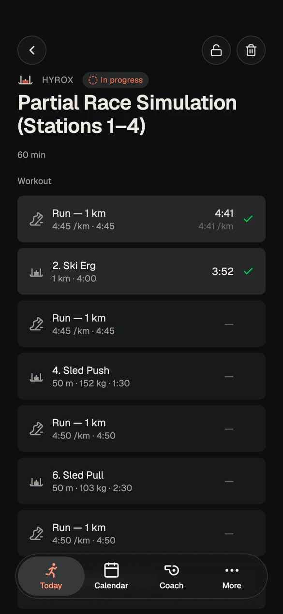Screen of the Tahto app